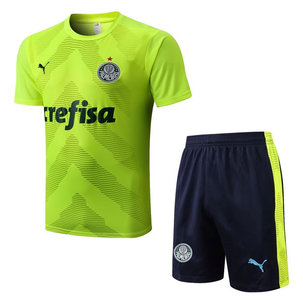Camiseta Entrenamiento Palmeiras Conjunto Completo 2022-2023 Verde